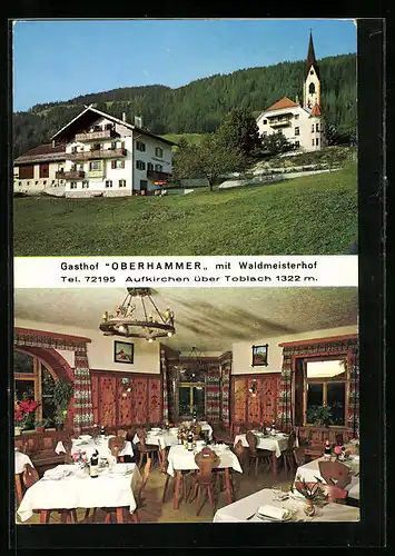 AK Aufkirchen, Gasthof Oberhammer mit Waldmeisterhof
