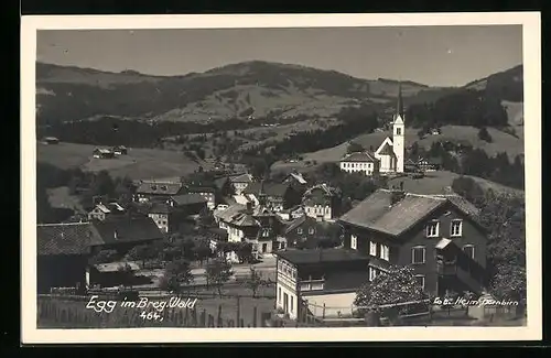AK Egg i. Breg. Wald, Ortsansicht mit Kirche