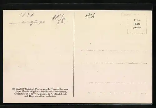 AK Mellau i. Breg. Wald, Ort am Fusse der Canisfluh