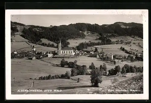 AK Alberschwende i. Breg. Wald, Ortsansicht mit Kirche
