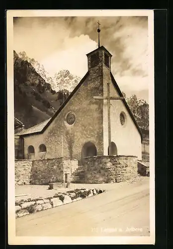 AK Langen a. Arlberg, Ansicht der Theresienkirche