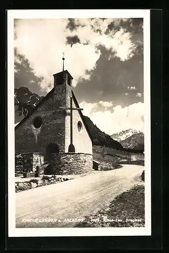 AK Langen a. Arlberg, Ansicht der Theresienkirche