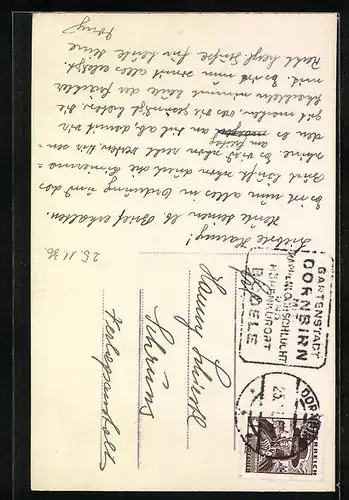 AK Dornbirn, Blick vom Kirchturm