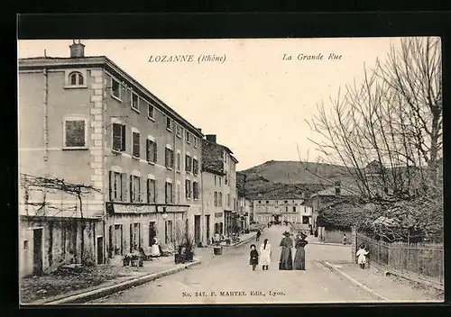 AK Lozanne, La Grande Rue