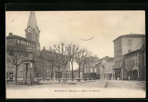 AK Bessenay, Place du Marché