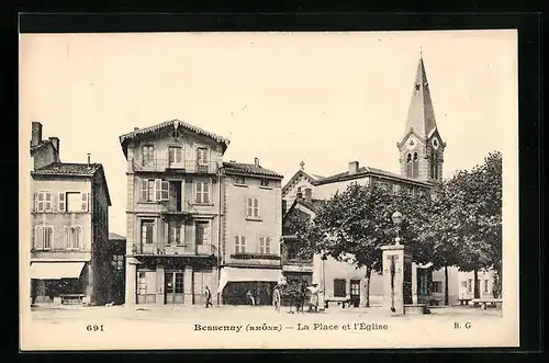 AK Bessenay, La Place et l`Eglise