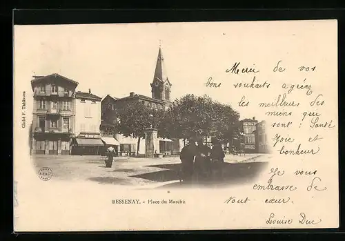 AK Bessenay, Place du Marché