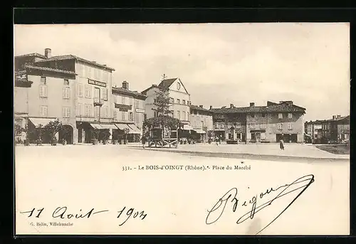 AK Bois-d`Oingt, Place du Marché