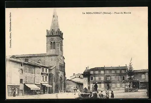 AK Bois-D`Oingt, Place du Marché