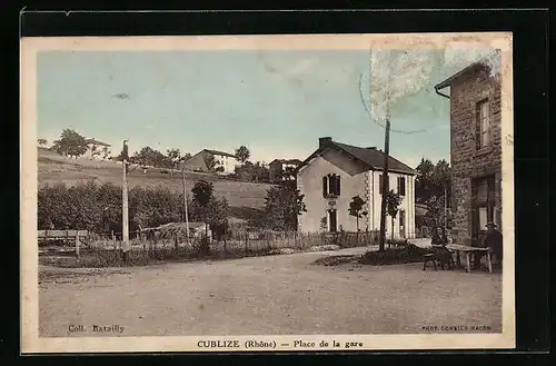 AK Cublize, Place de la gare