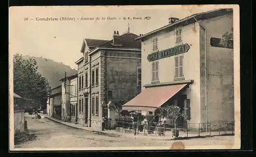 AK Condrieu, Avenue de la Gare
