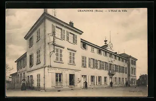 AK Craponne, L`Hôtel de Ville