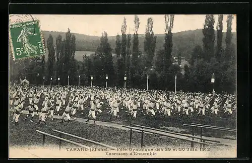 AK Tarare, Fête Gymnique 1912