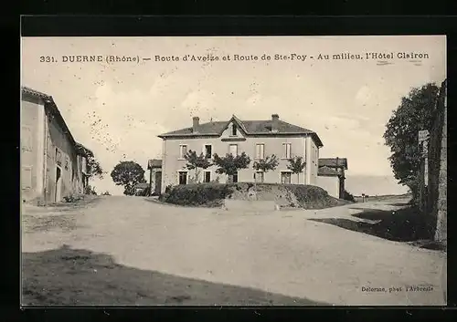 AK Duerne, Route d`Aveize et Route de Ste-Foy