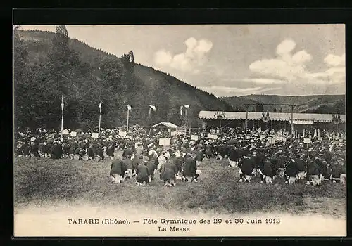 AK Tarare, Fête Gymnique 1912