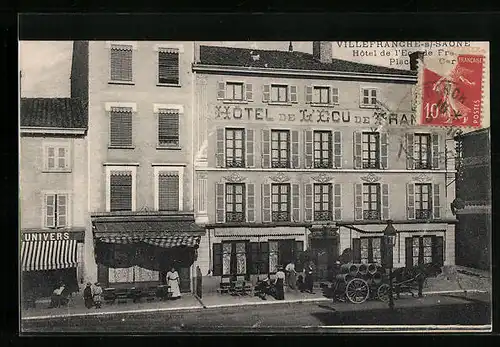 AK Villefranche-sur-Saone, Hotel de L`Ecu de France