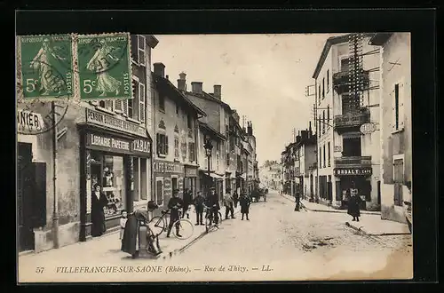 AK Villefranche-sur-Saone, Rue de Thizy
