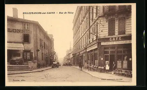 AK Villefranche-sur-Saone, Rue de Thizy