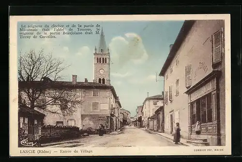 AK Lancié, Entrée du Village