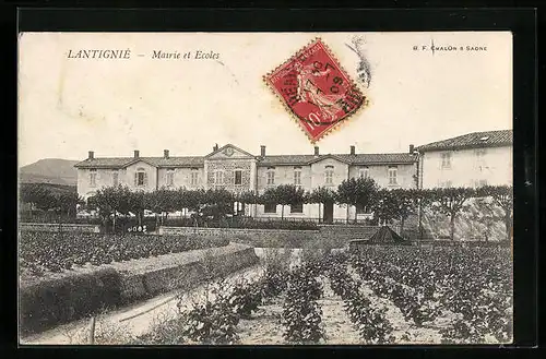 AK Lantignié, Mairie et Ecoles