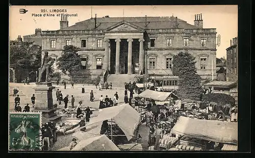 AK Limoges, Place d`Aine et Tribunal