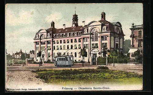 AK Fribourg, L`Academie Sainte-Croix, Strassenbahn