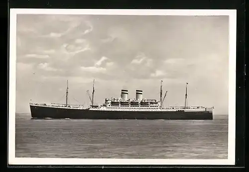AK Passagierschiff Deutschland auf hoher See