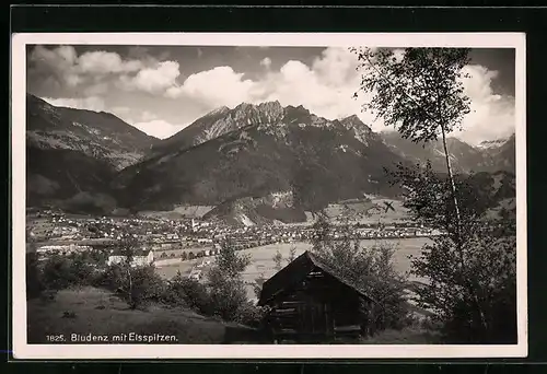 AK Bludenz, Teilansicht mit Elsspitzen