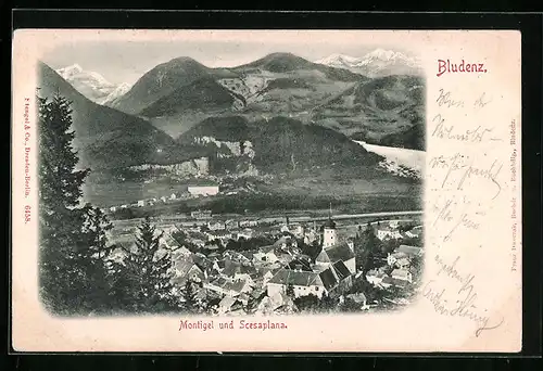 AK Bludenz, Montigel und Scesaplana