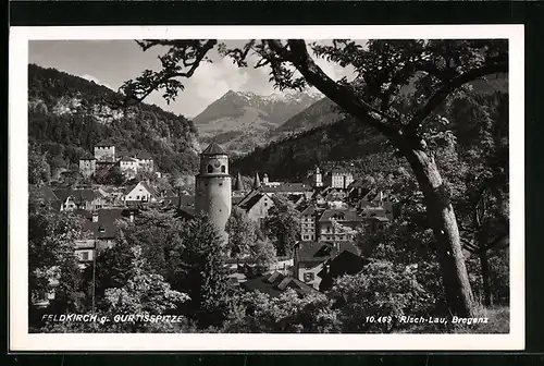 AK Feldkirch, Teilansicht gegen Gurtisspitze