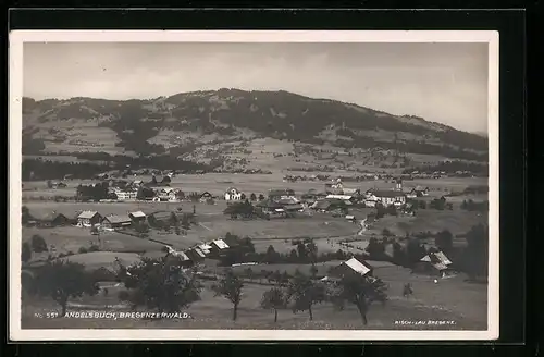 AK Andelsbuch, Gesamtansicht mit Umgebung