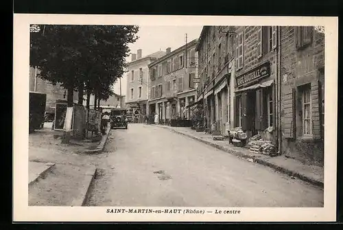 AK Saint-Martin-en-Haut, Le centre