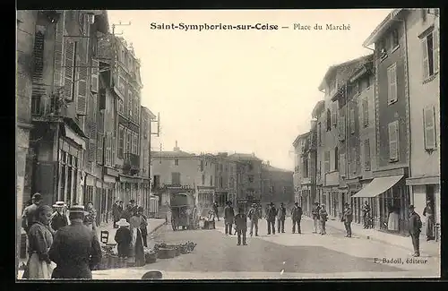 AK Saint-Symphorien-sur-Coise, Place du Marché