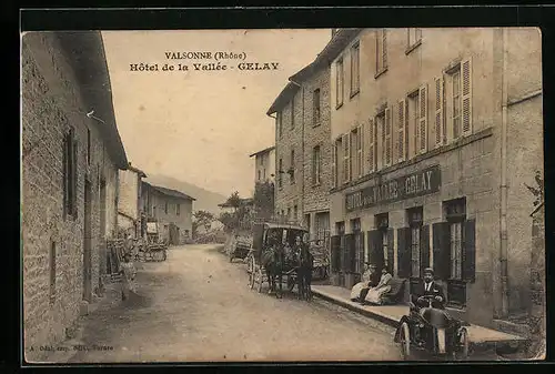 AK Valsonne, Hôtel de la Vallée Gelay