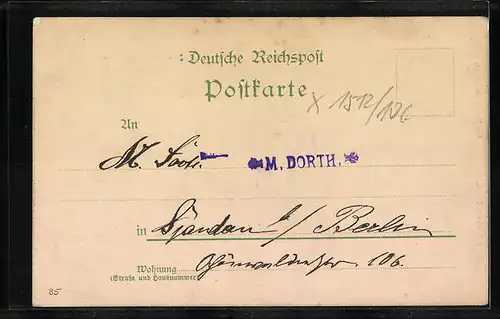 AK Werder /Havel, Panorama mit Windmühle von der Havel aus