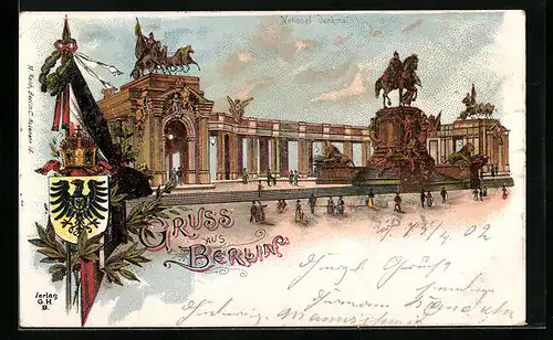 Lithographie Berlin, National Denkmal