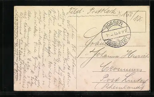 AK Zossen, Truppenlager Zossen mit Soldaten