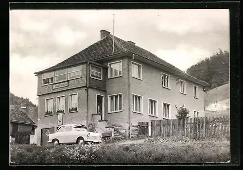 AK Schleusingen, Gasthaus Steinbergsblick