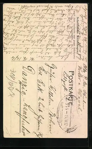 AK Werder / Havel, Blick auf die Kirche