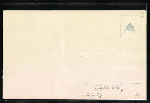 AK Heimkehr des Fracht-U-Bootes Deutschland unter Kapitän König