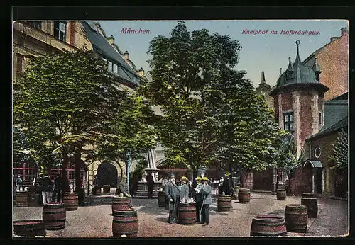 AK München, Kneiphof im Hofbräuhaus