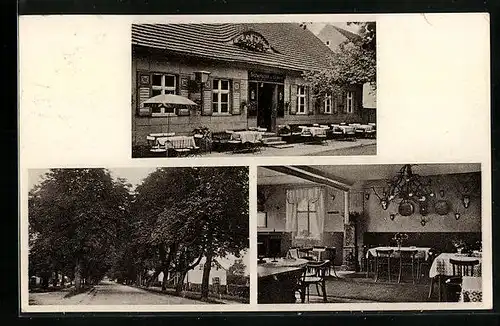 AK Falkenrehde b. Wustermark, Gasthof und Bäckerei Johannes Conrad