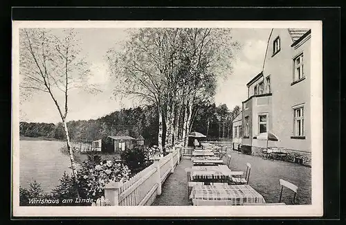 AK Löwenberg /Mark, Gasthaus am Linde-See