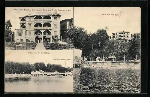 AK Sassnitz a. Rg., Hotel-Pension Meeresgruss