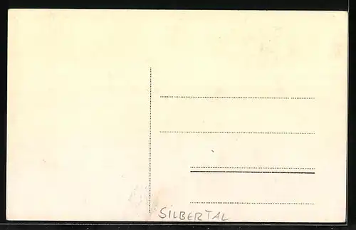 AK Silbertal, Ortsansicht mit Gasthaus zum Hirschen