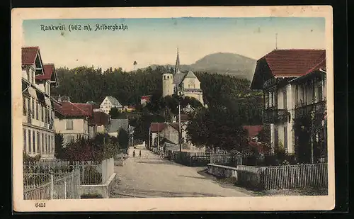 AK Rankweil, Ortsansicht mit Kirche