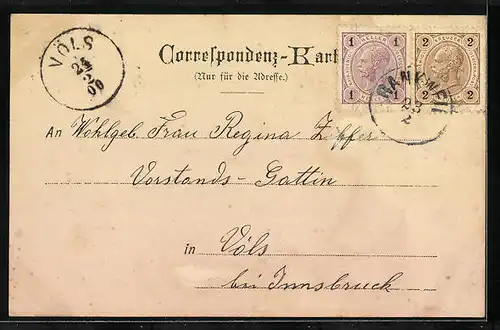 AK Rankweil, Ortsansicht mit Kirche und Hochwuhr-Wasserwerksanlage