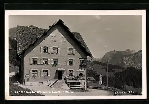 AK Fontanella, Ansicht des Gasthofes Stern