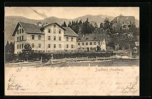 AK Schlins, Jagdberg mit Ruine