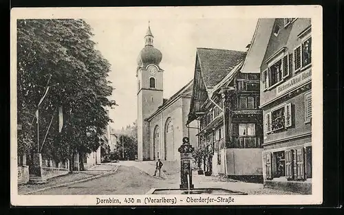 AK Dornbirn, Kirche in der Oberdorfer Strasse